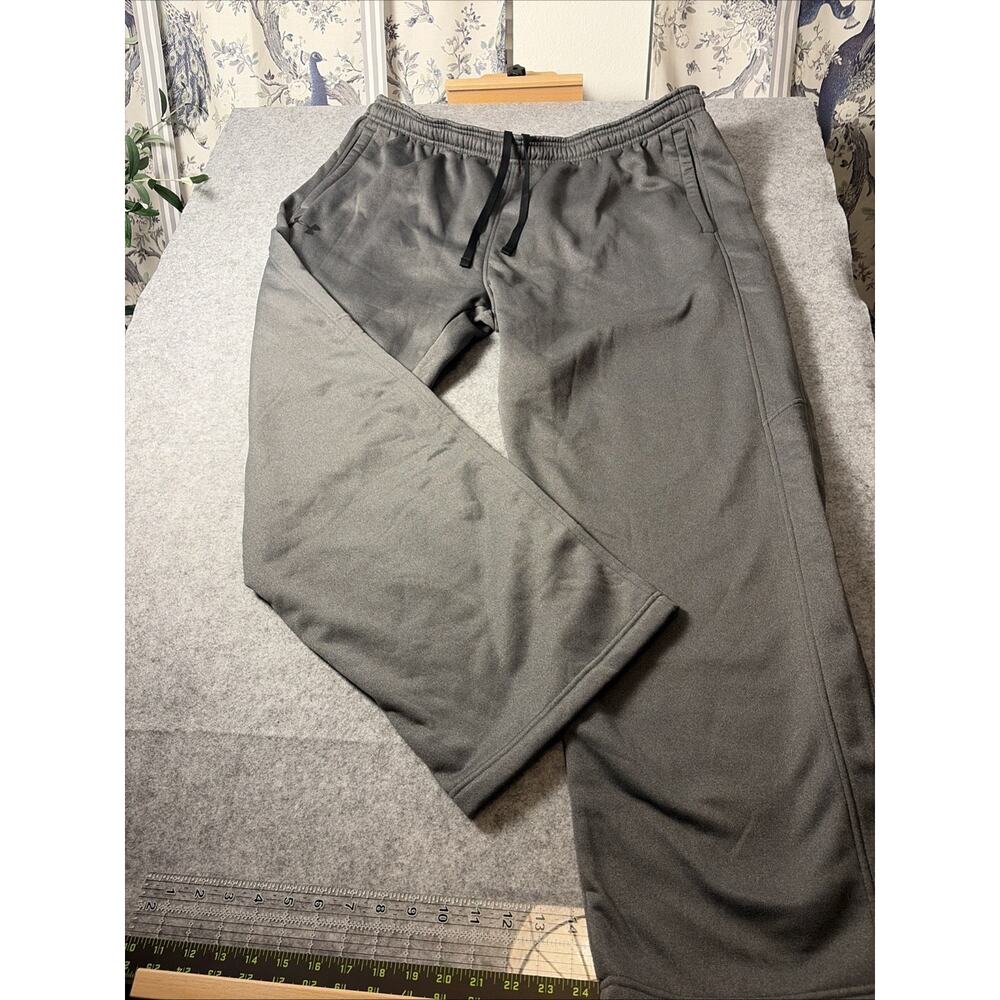 Under Armour Men 3xl Fleece Sweatpants Gray Athletic Pants - Picture 3 of 4